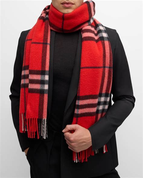 burberry men's cashmere giant scarf neiman|Men’s Cashmere Scarves .